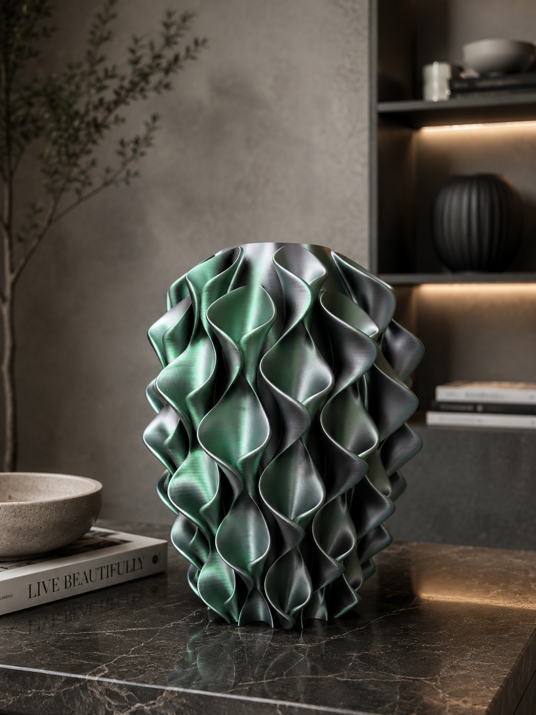 Wave Vase – Silk