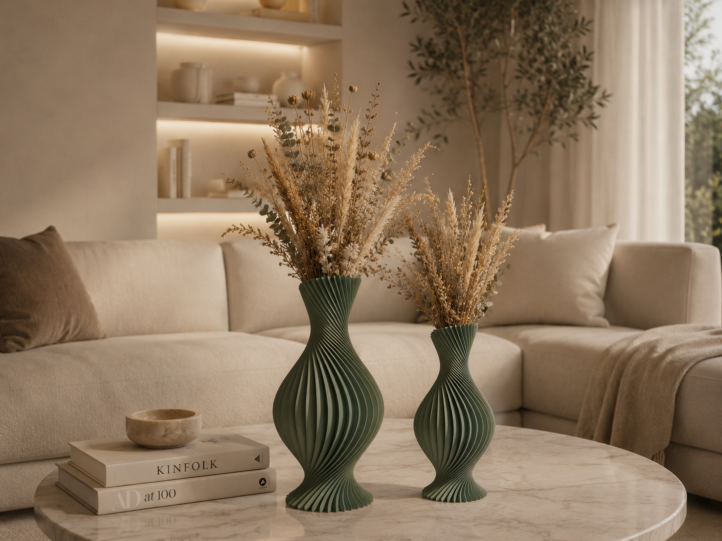 Spiral Flow Vase