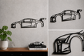 Audi R8 – 3D Printed Car Silhouette Wall Art