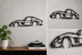 Ferrari 250 GTO – 3D Printed Car Silhouette Wall Art