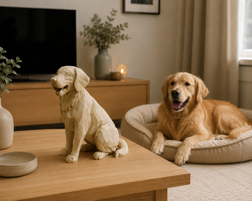 Golden Retriever Sculpture
