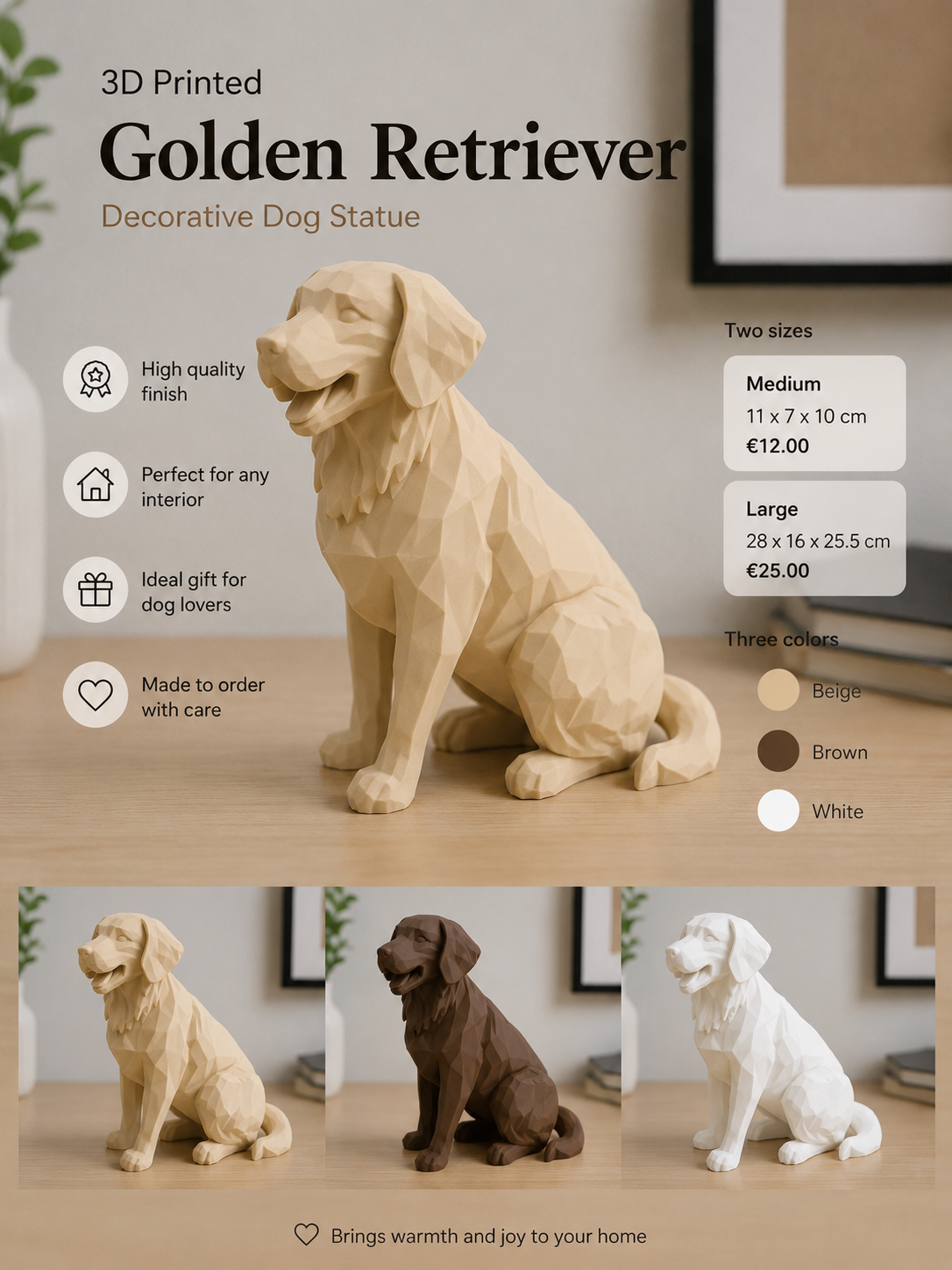 Golden Retriever Sculpture