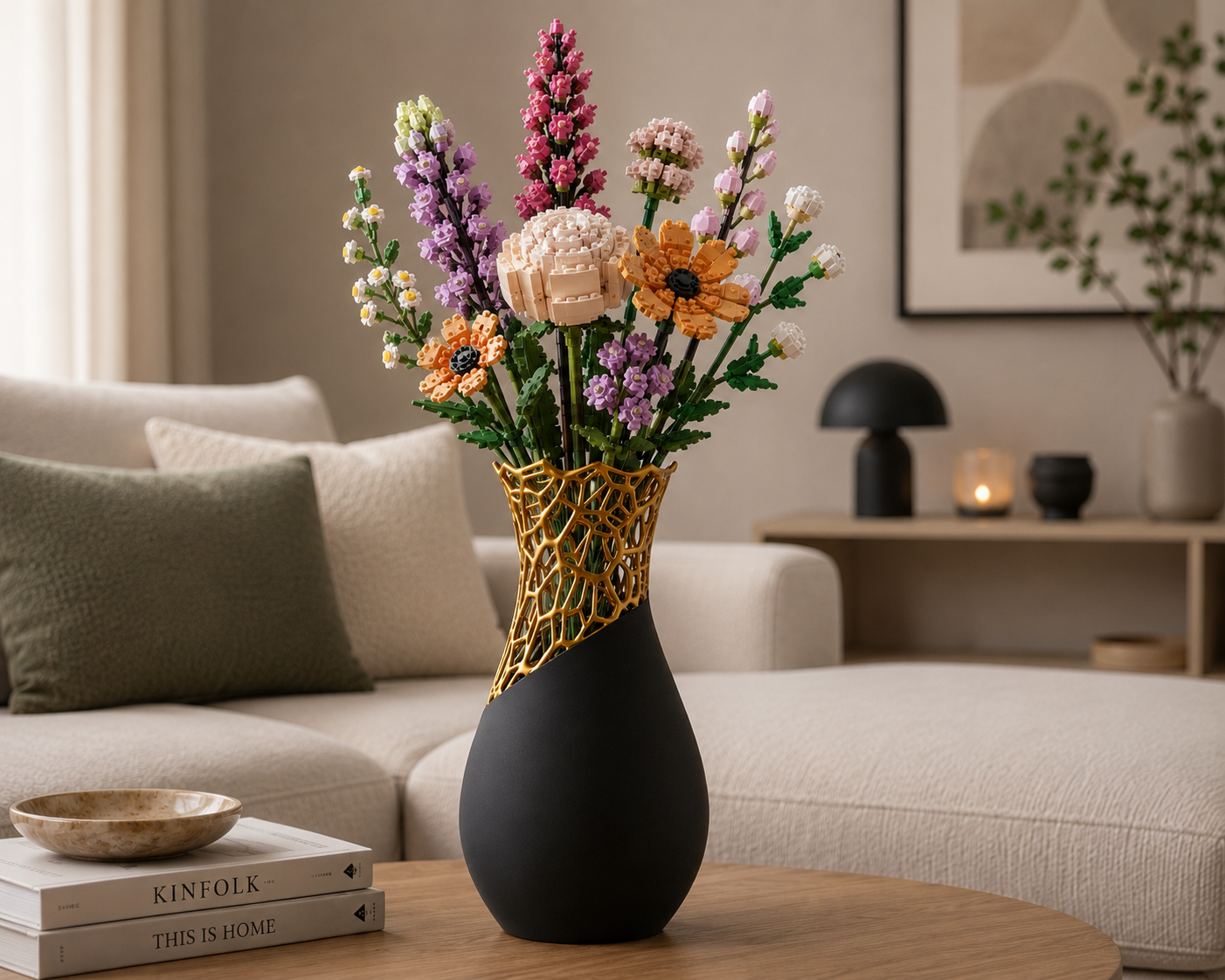 Sculptural Voronoi Vase