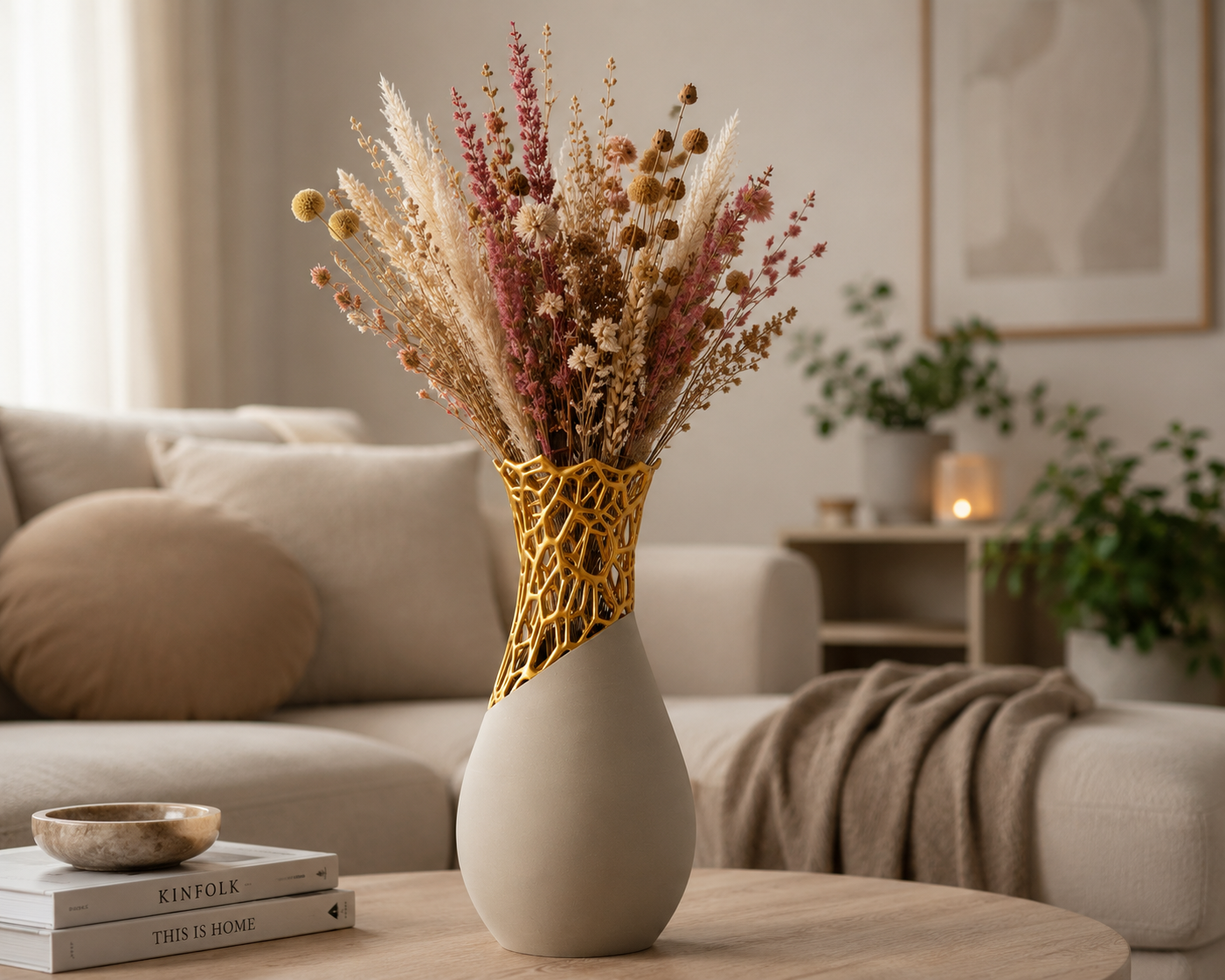 Sculptural Voronoi Vase