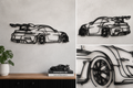 Porsche 911 GT3 RS – 3D Printed Car Silhouette