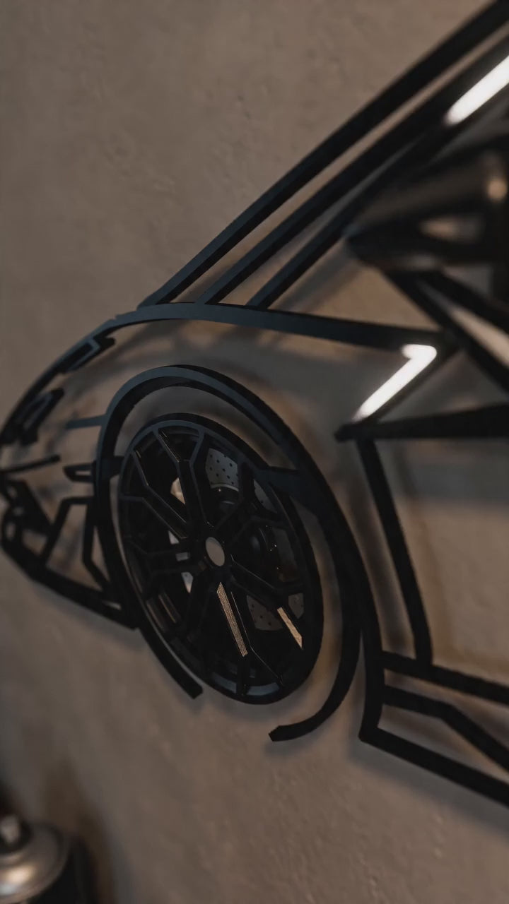 Lamborghini Aventador SVJ – 3D Printed Car Silhouette